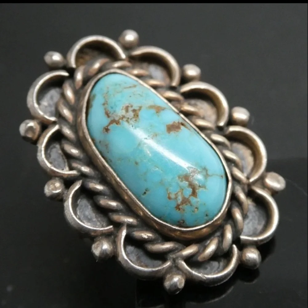 Vintage NavajoTurquoise Silver RING